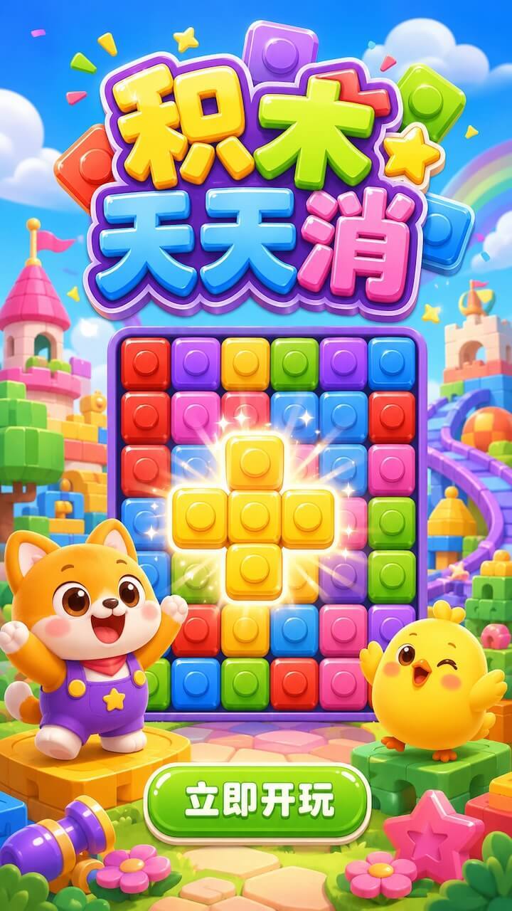 积木天天消截图