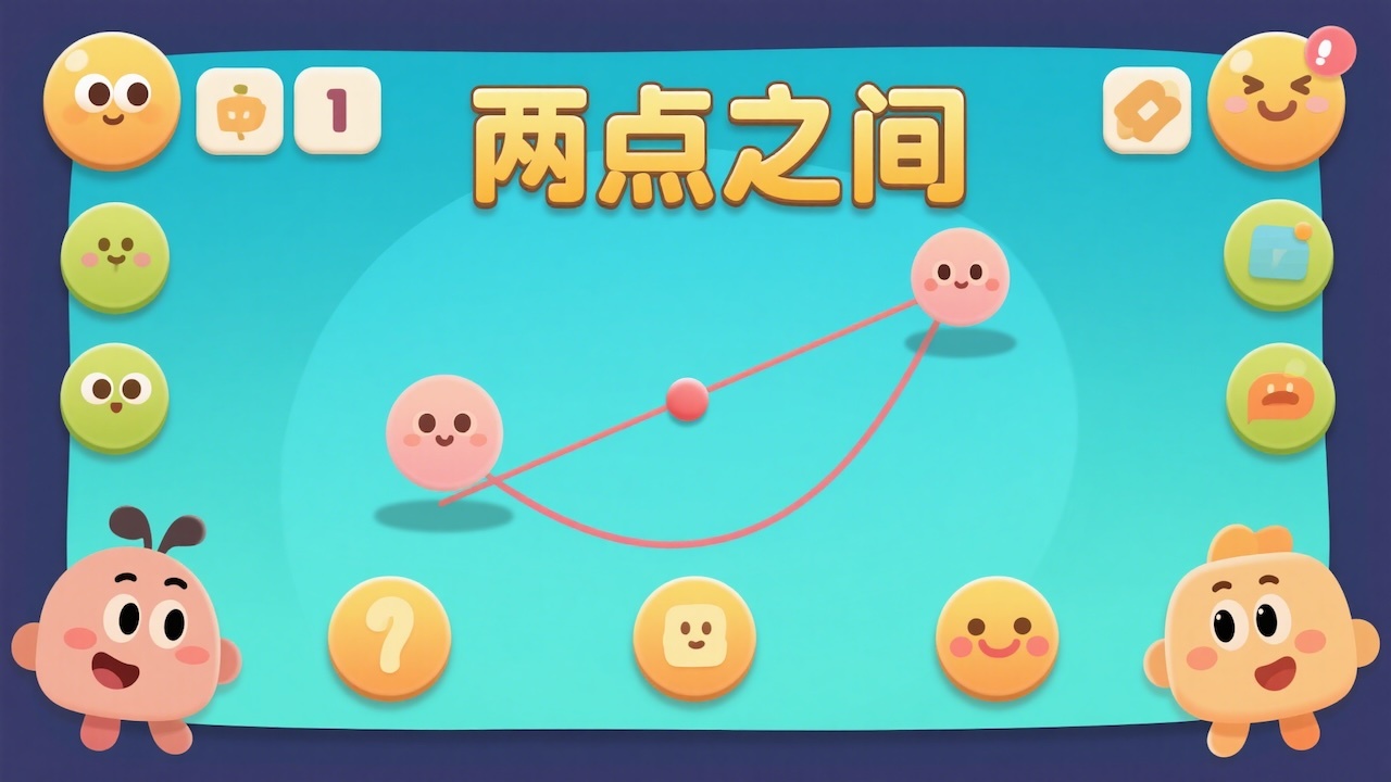 两点之间一次画完截图
