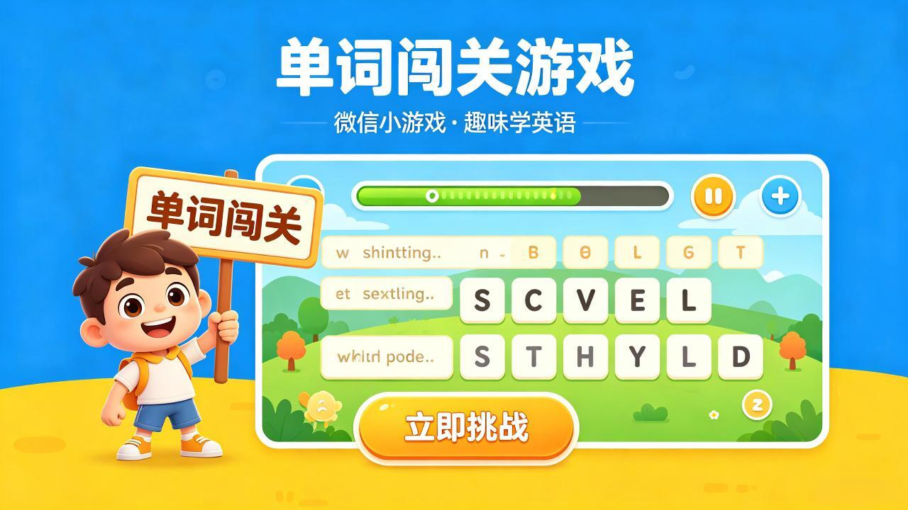 单词闯关游戏截图