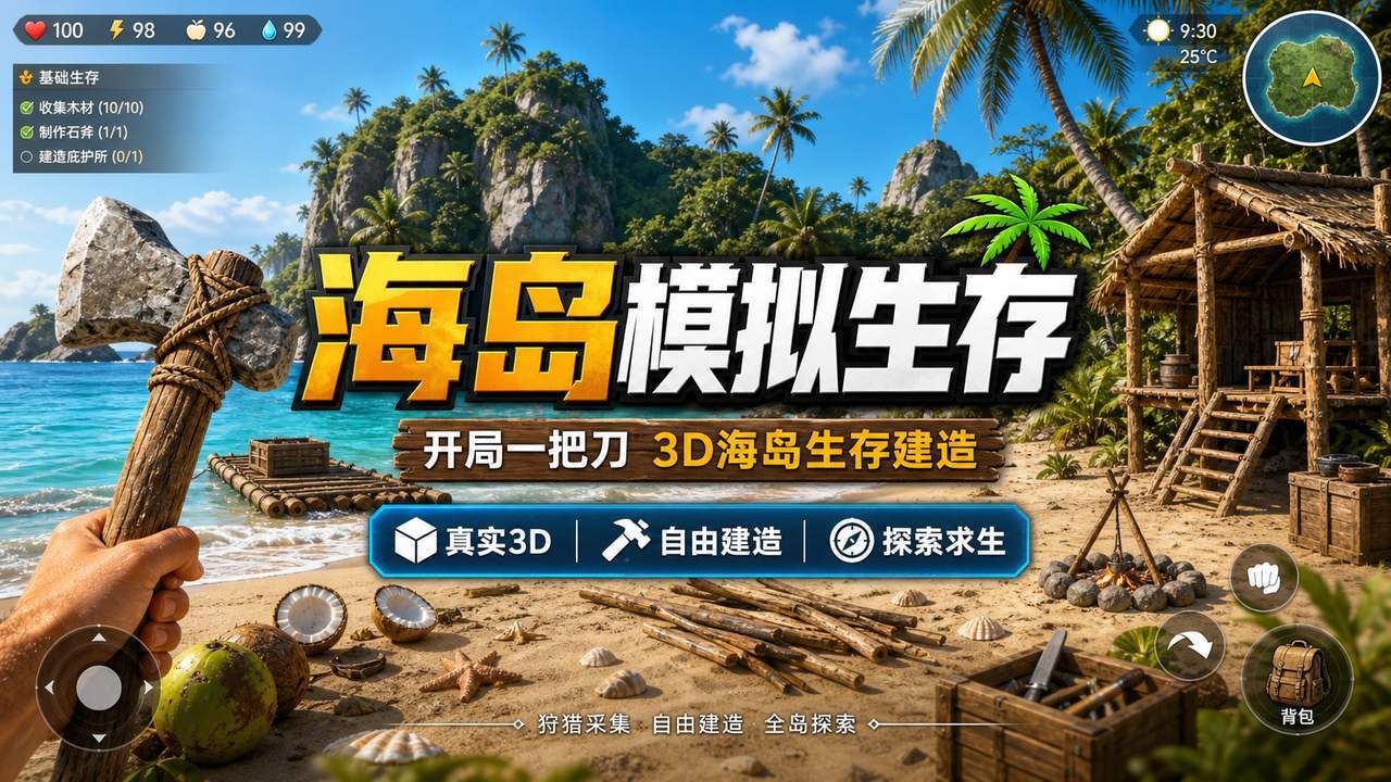 海岛模拟生存截图