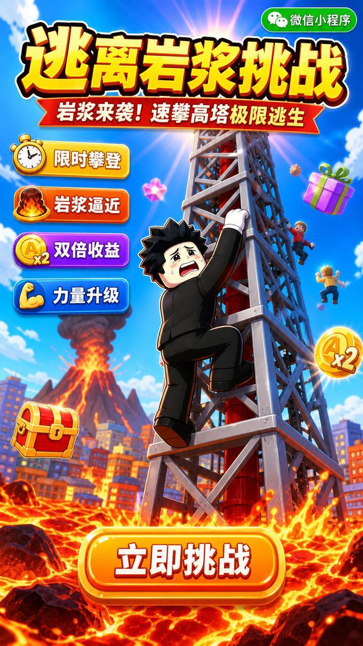 逃离岩浆挑战截图