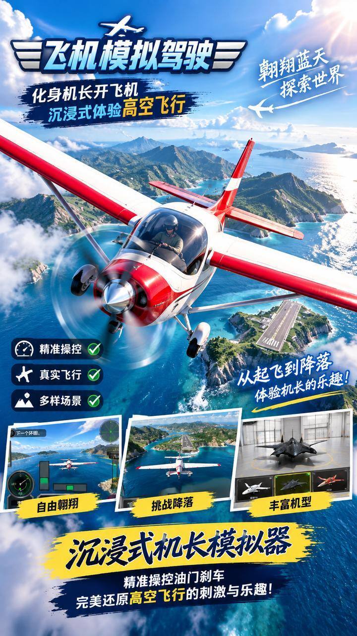 飞机模拟驾驶截图
