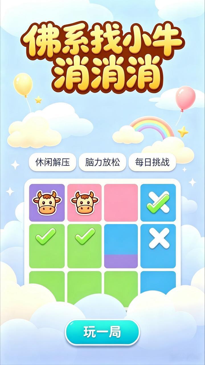 佛系找小牛消消消截图