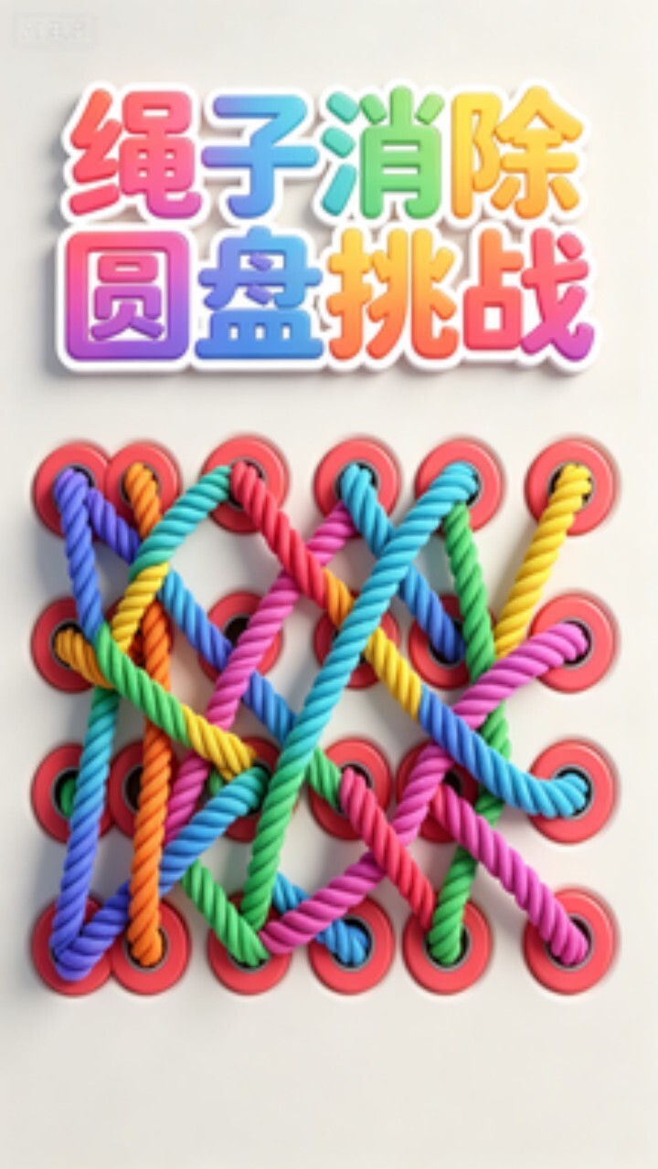 绳子消除圆盘挑战截图