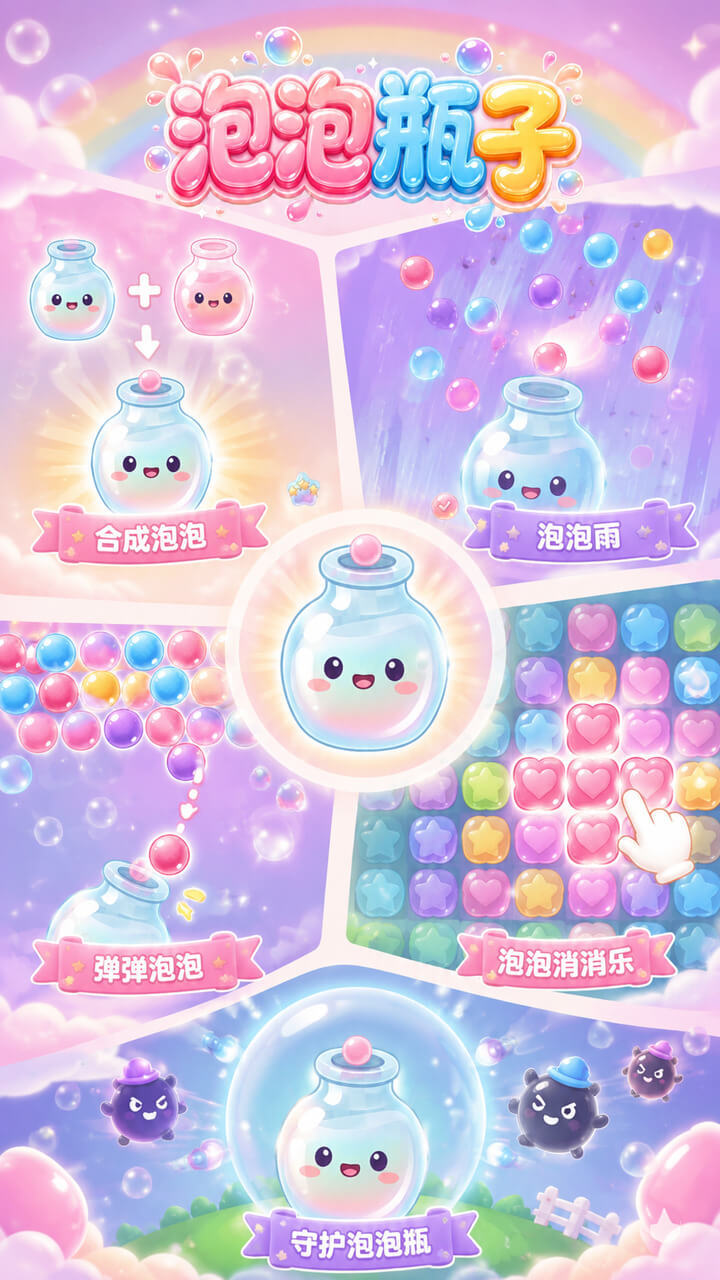 泡泡瓶子截图