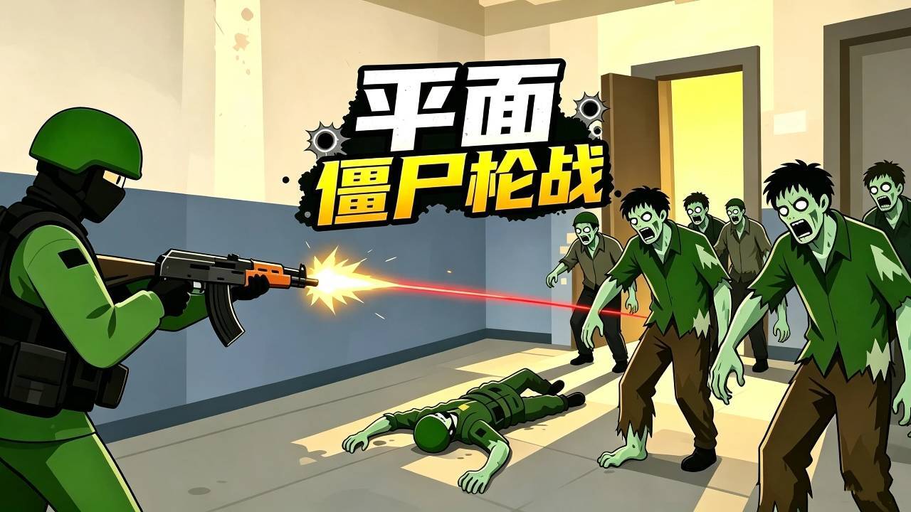 平面僵尸枪战截图