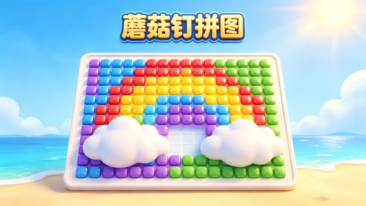蘑菇钉拼图截图