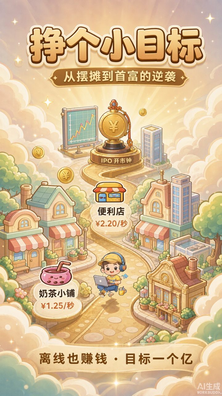 挣个小目标 从摆摊到首富的逆袭截图