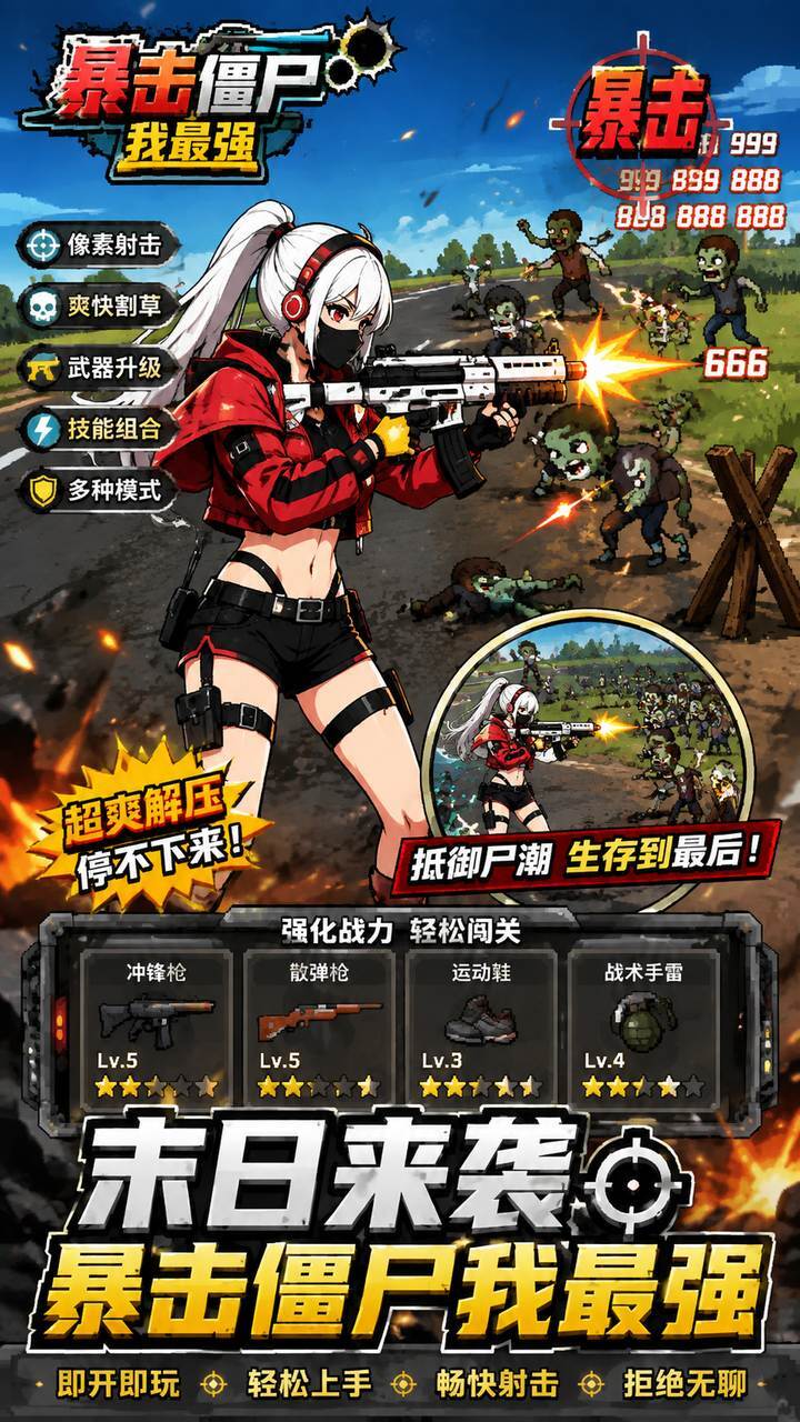 暴击僵尸我最强截图
