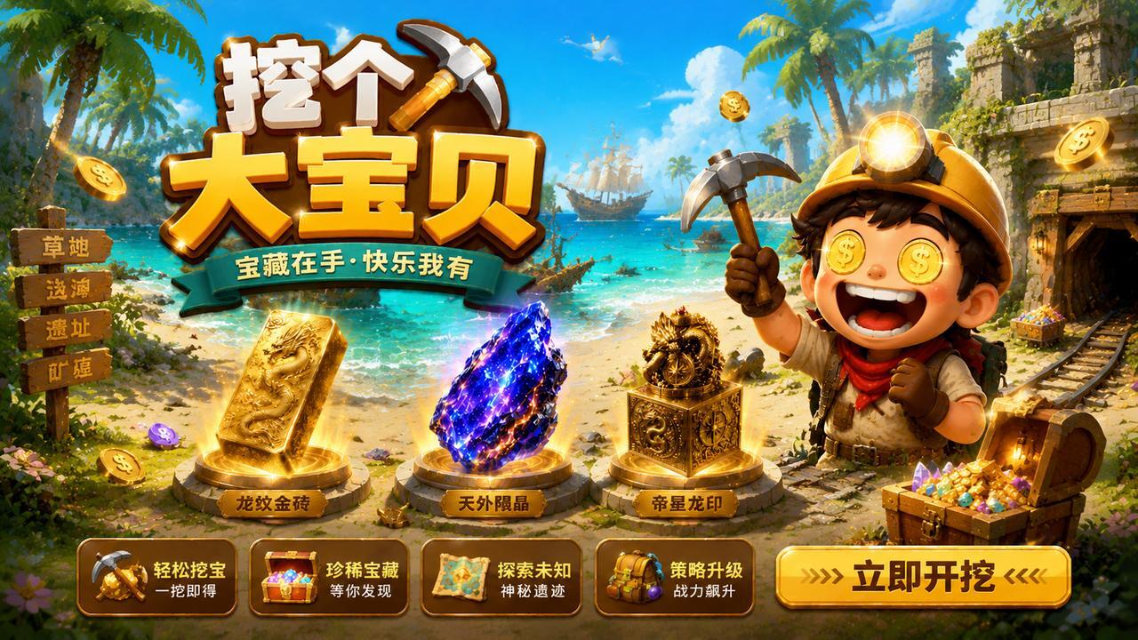 挖个大宝贝截图