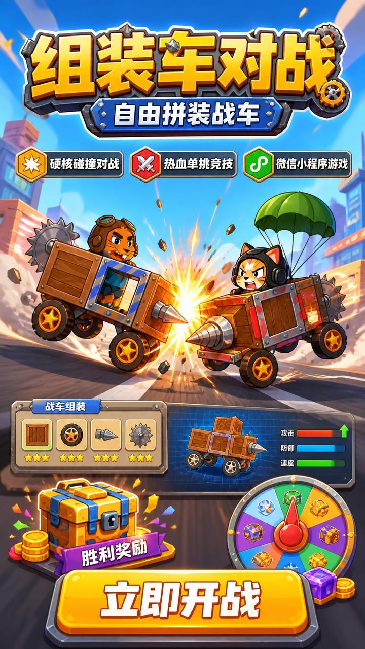 组装车对战截图