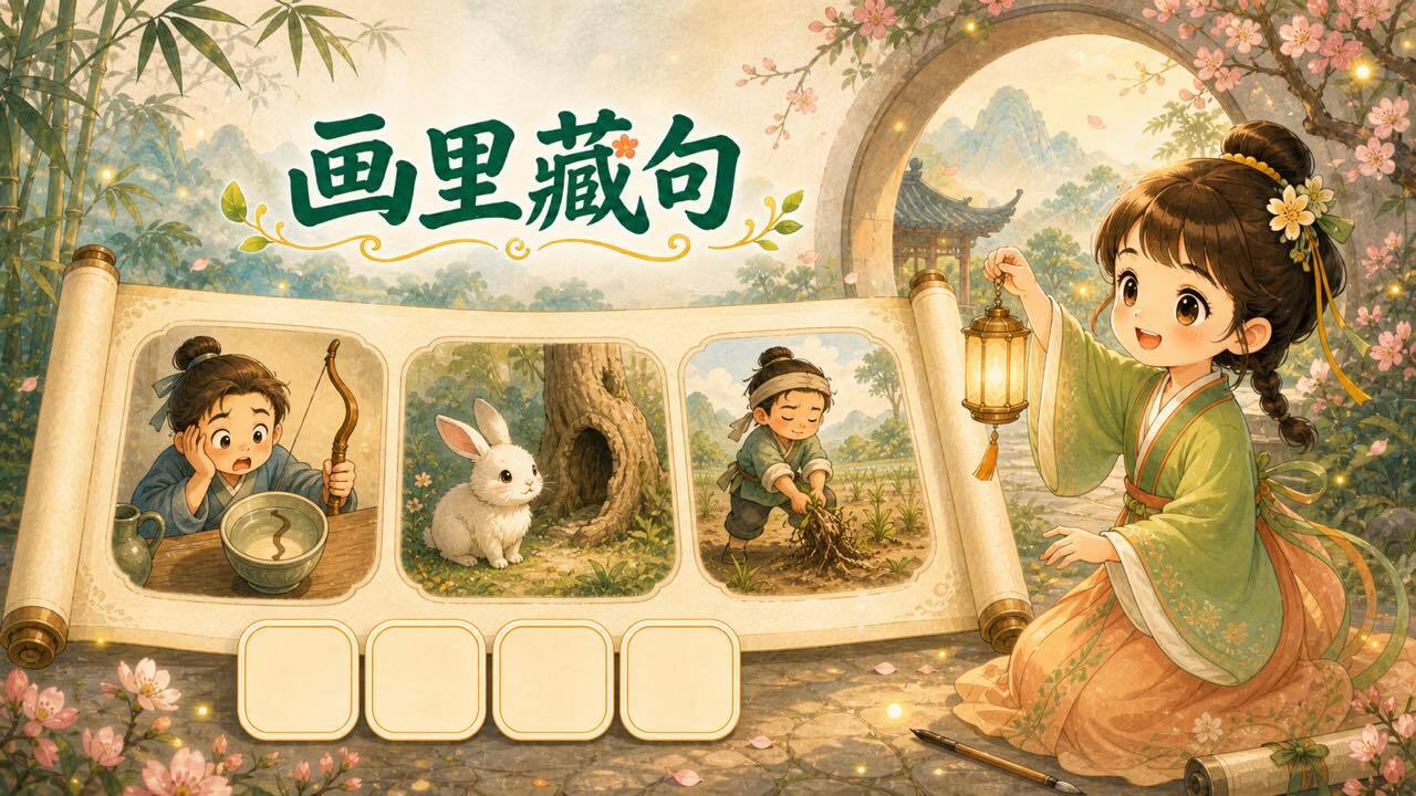 画里藏句截图