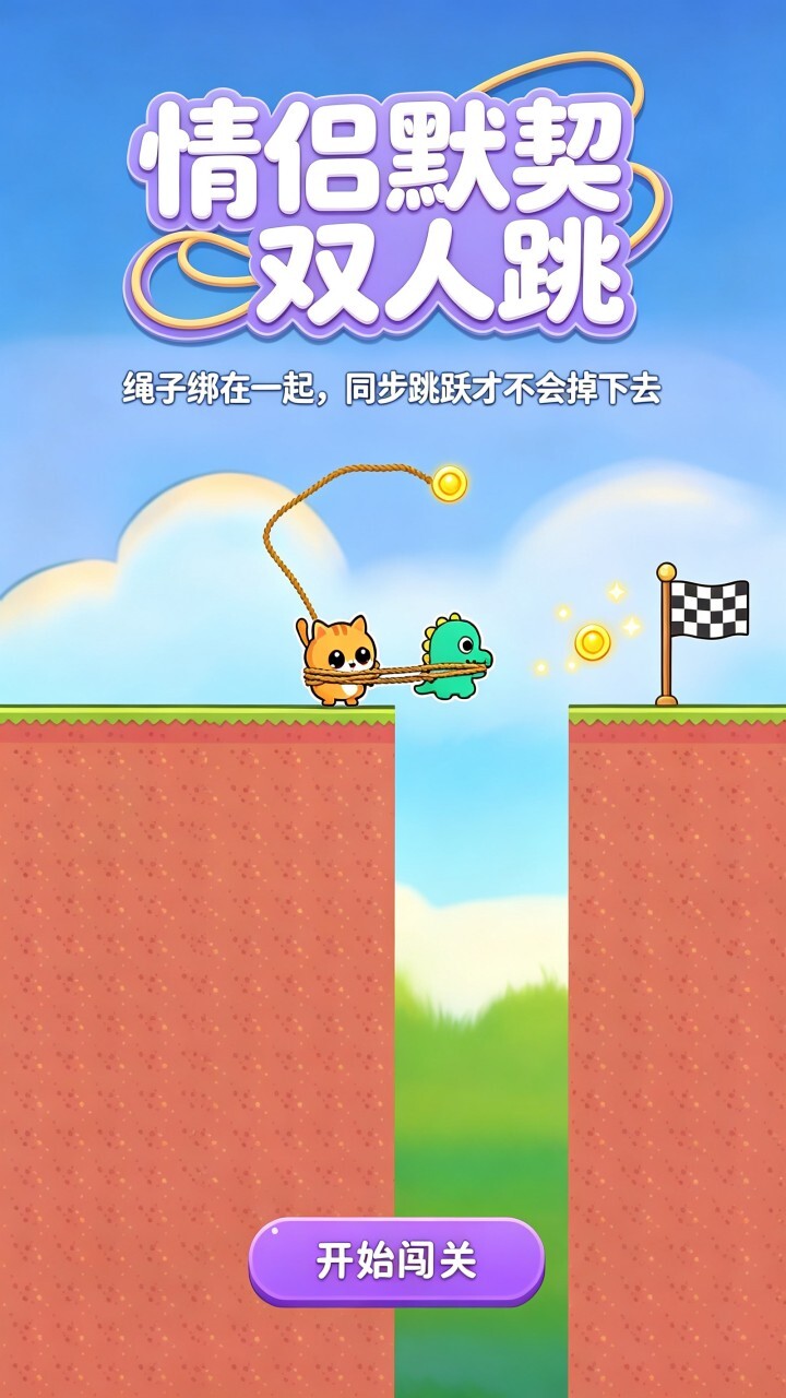 情侣默契双人跳截图