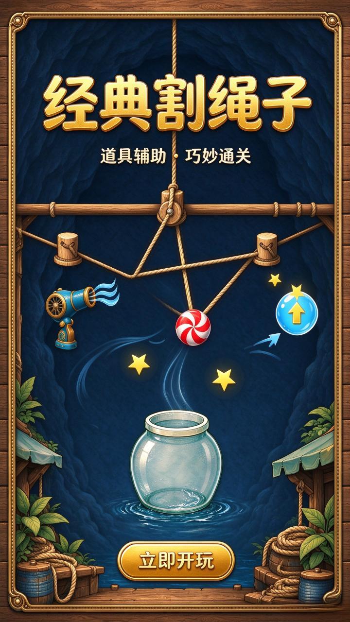 经典割绳子截图