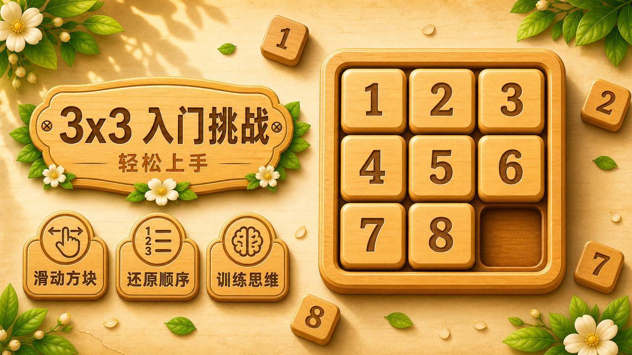 数字华容道数字方块合并截图