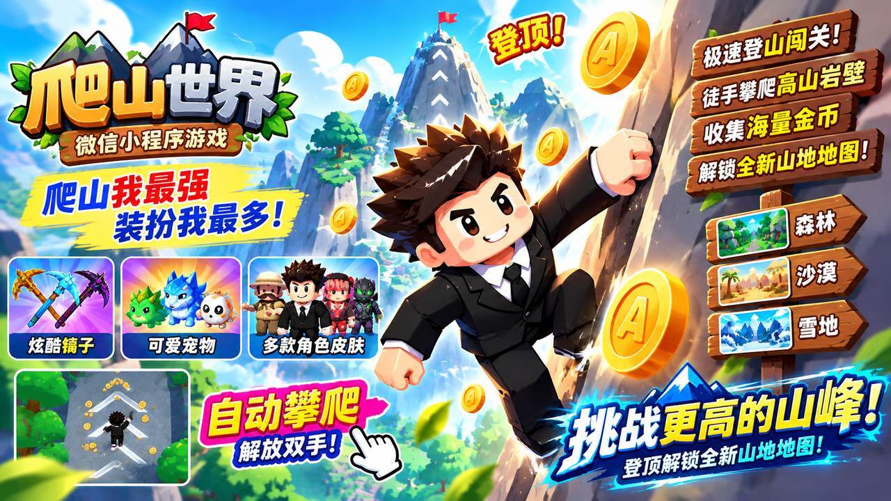 爬山世界截图