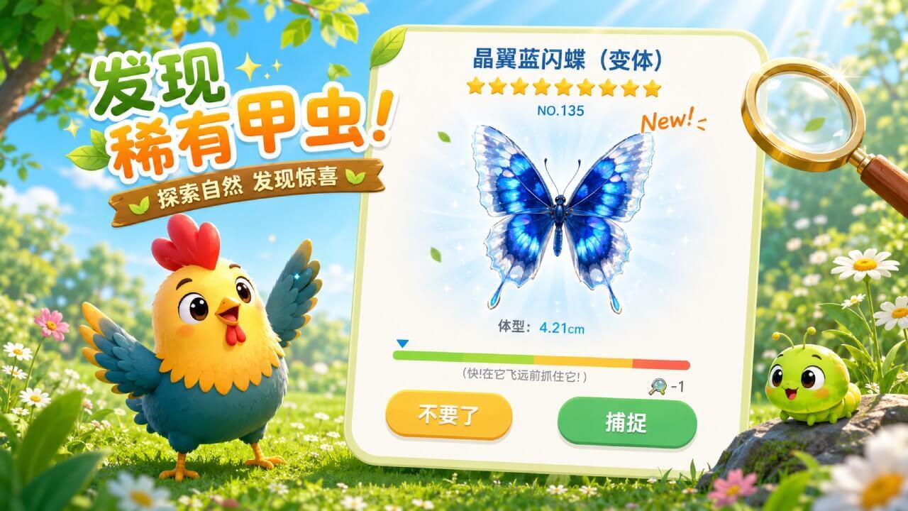 小鸡抓虫虫截图