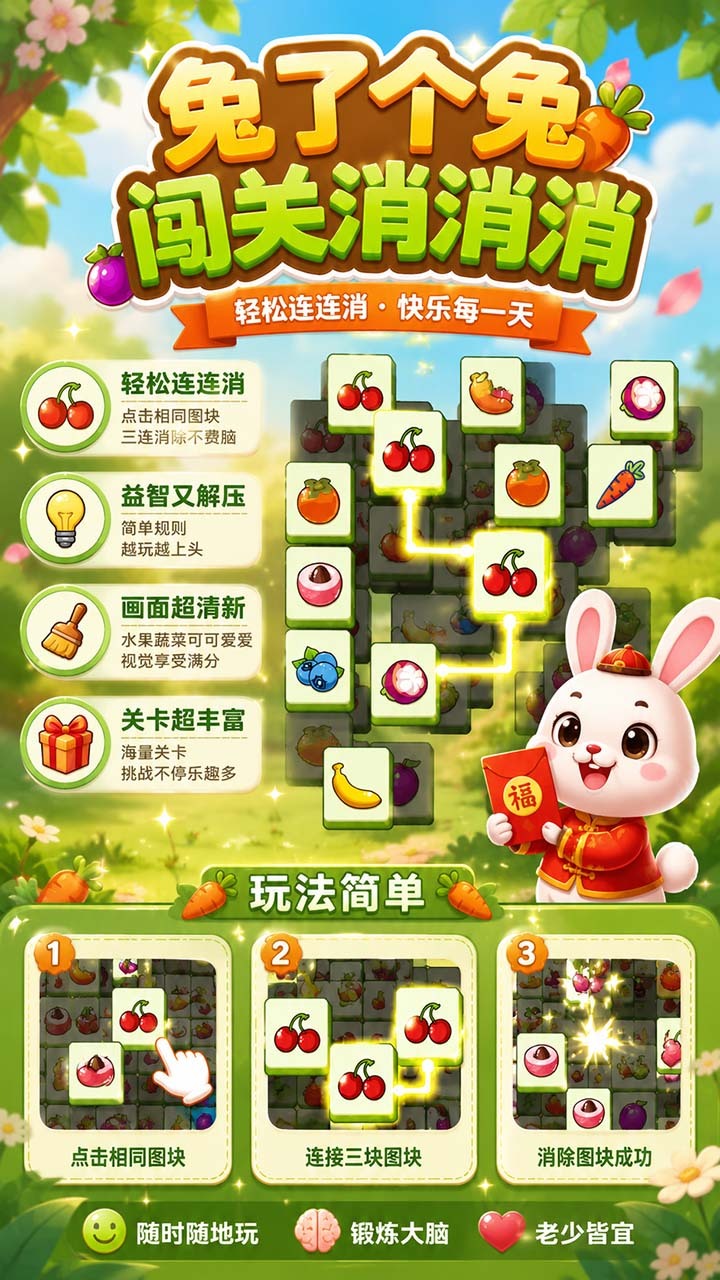 兔了个兔闯关消消消截图