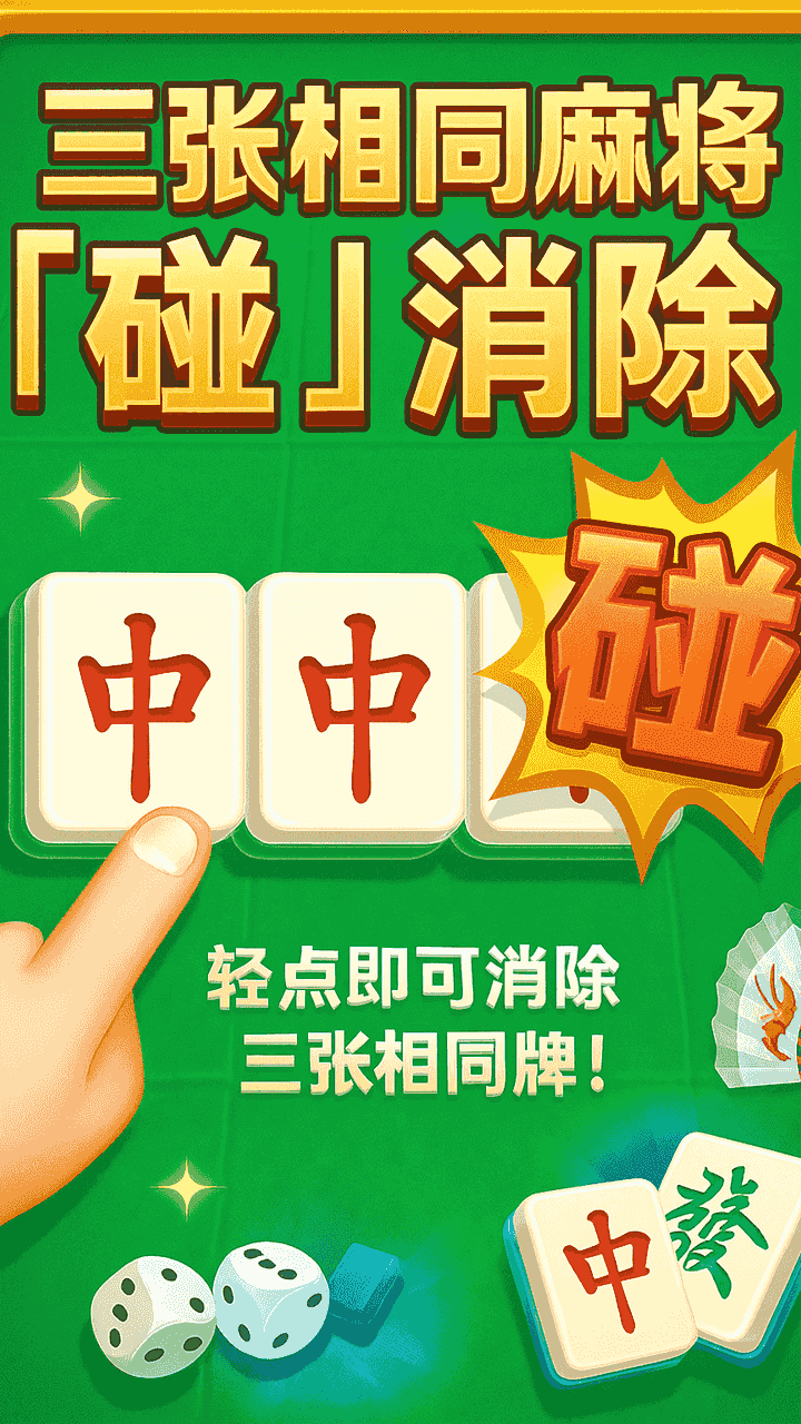 麻将挪对对吃碰消截图