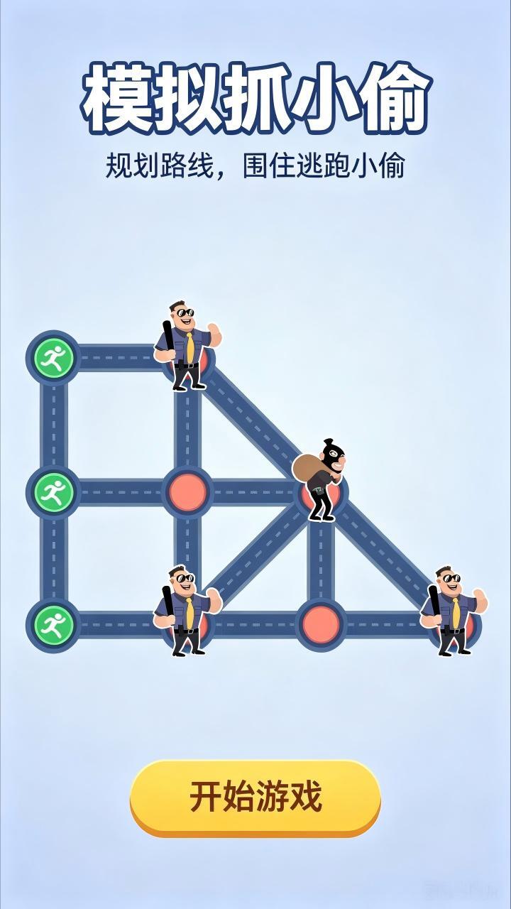 模拟抓小偷截图
