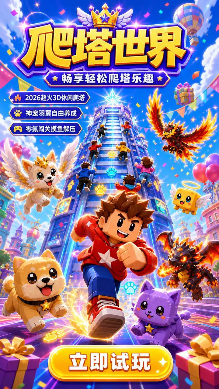爬塔世界截图