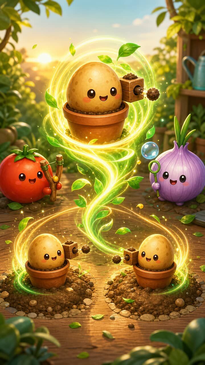 萌趣菜园防线截图