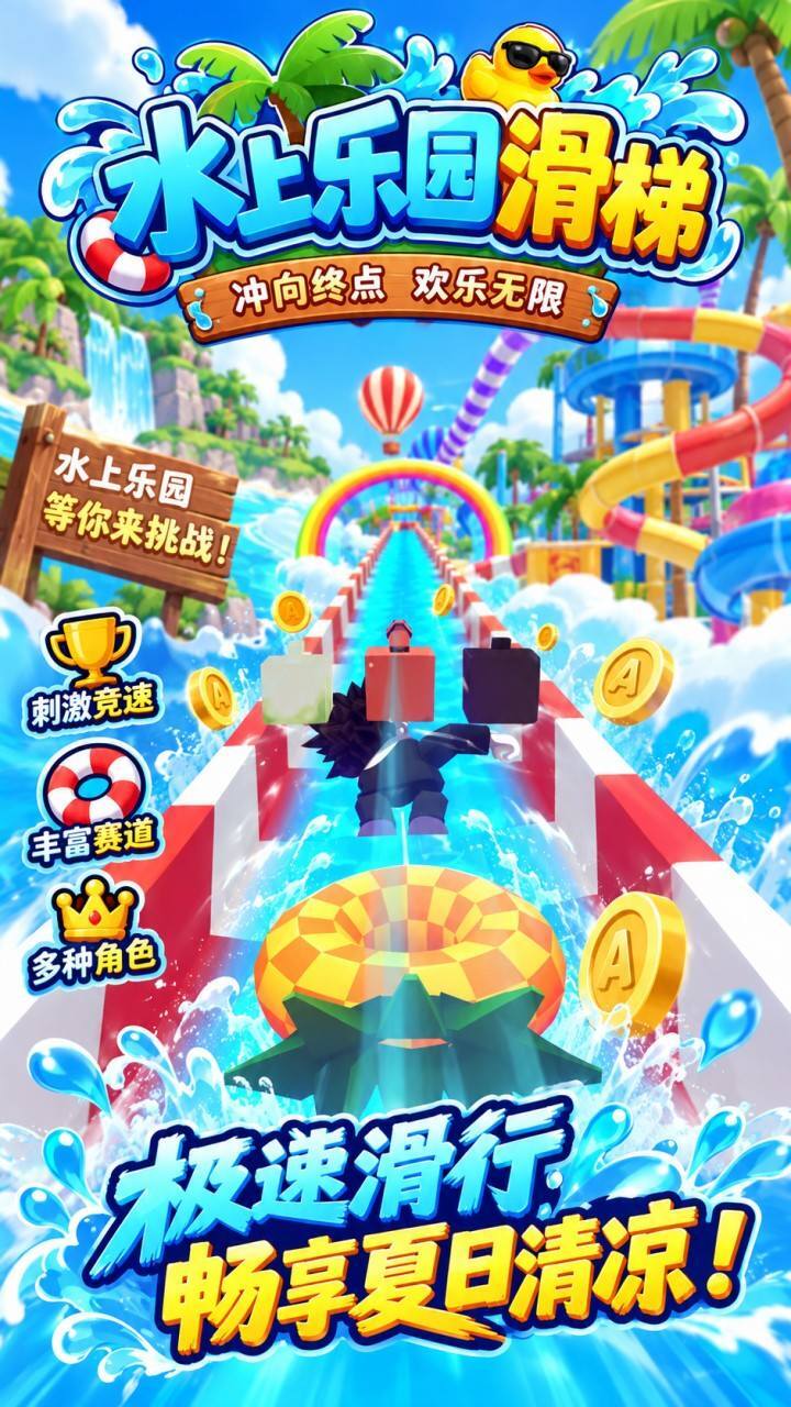 水上乐园滑梯截图