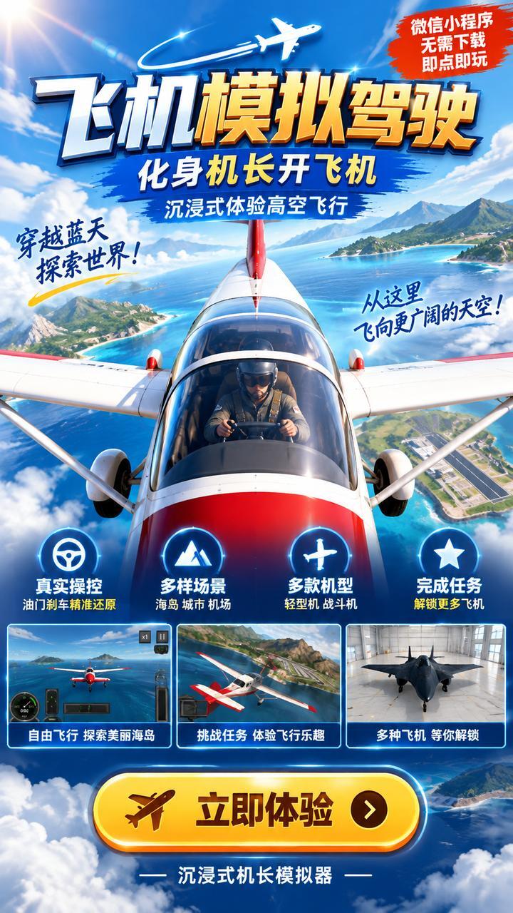 飞机模拟驾驶截图
