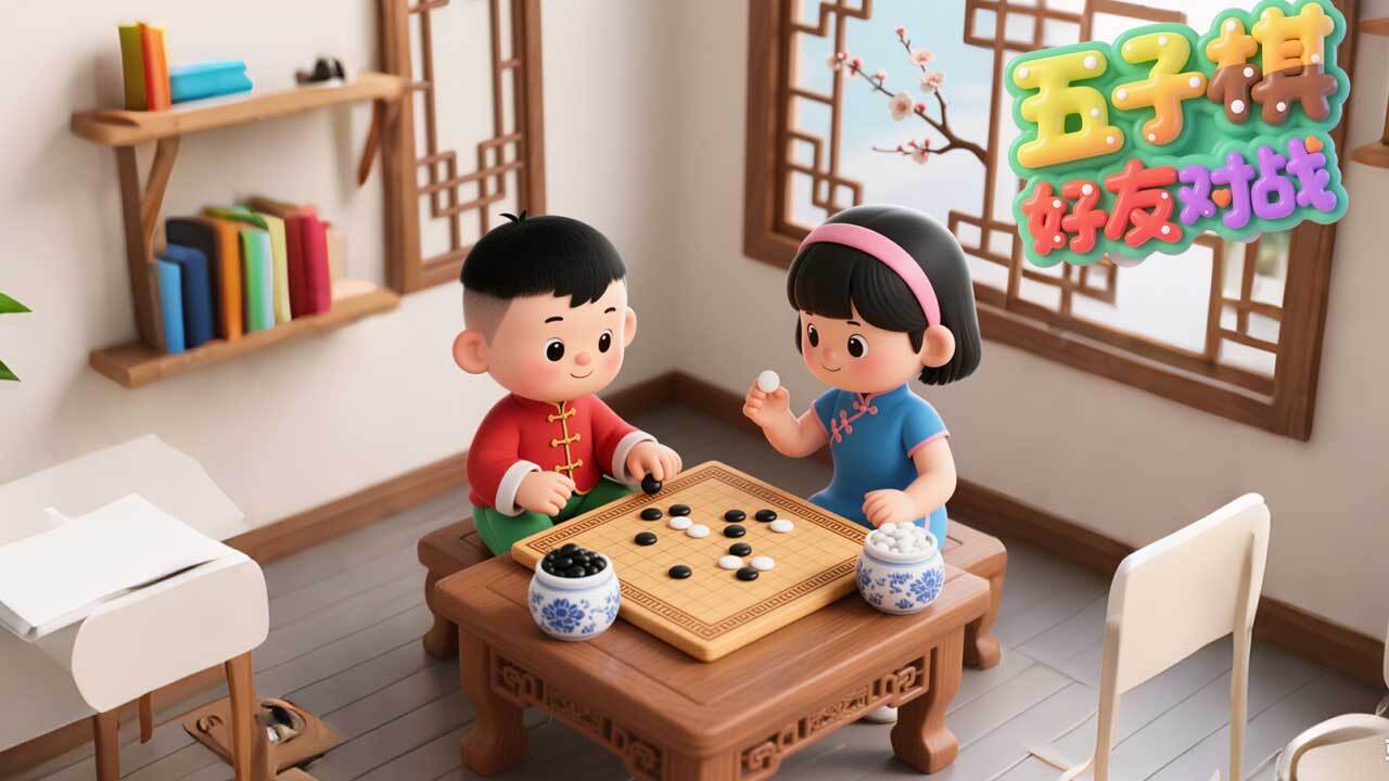 五个子连珠五子棋截图