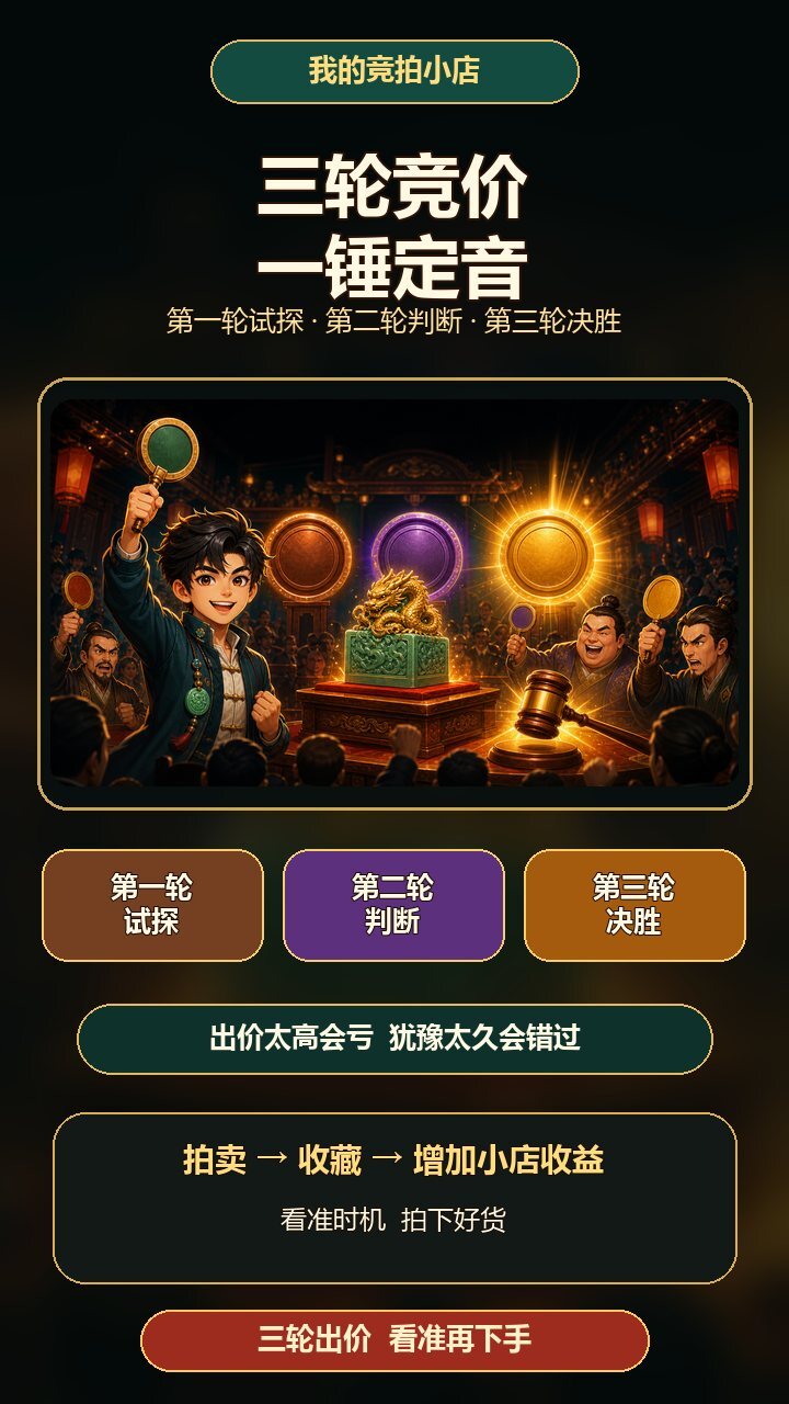 我的竞拍小店截图