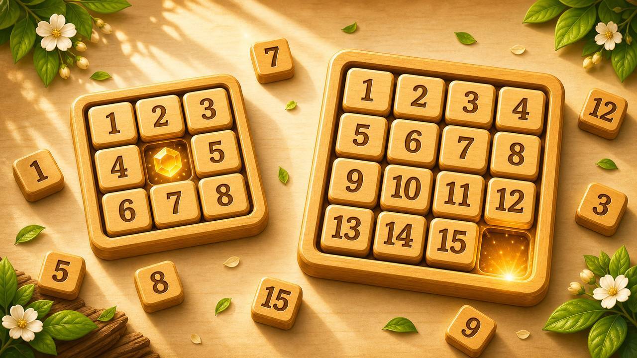 数字华容道数字方块合并截图