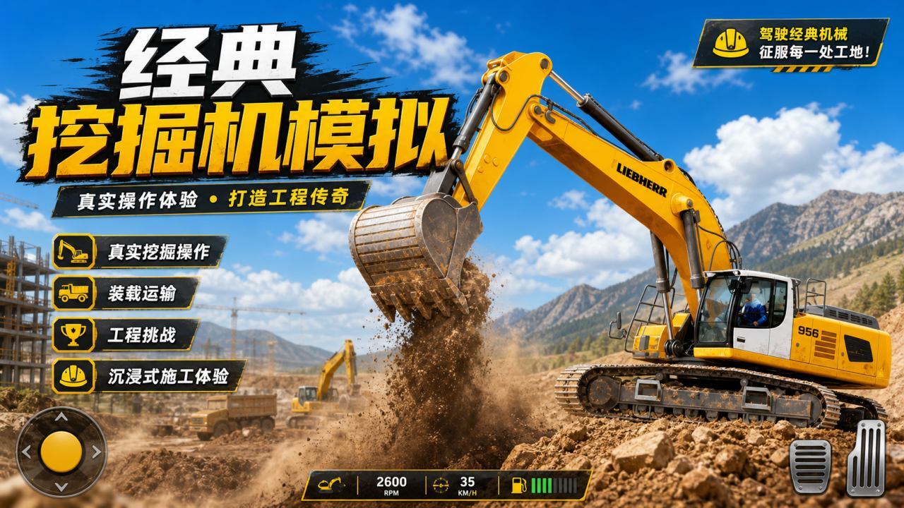 经典挖掘机模拟截图