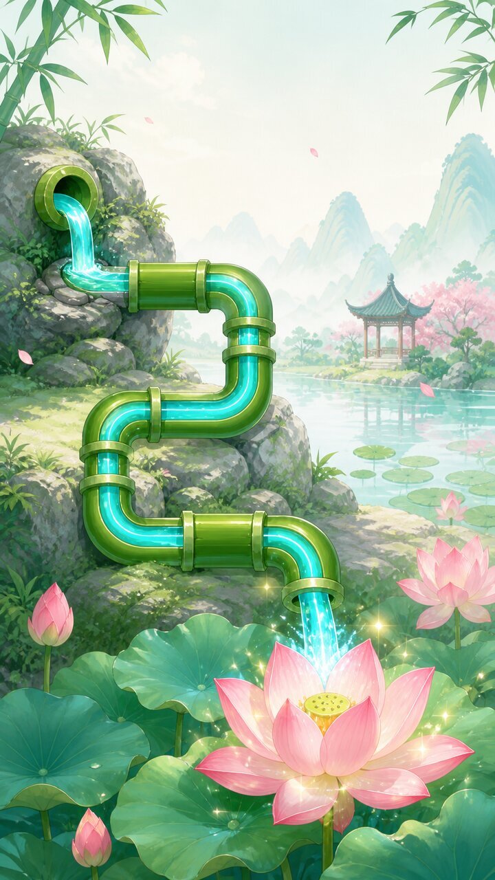 旋转水管解谜截图