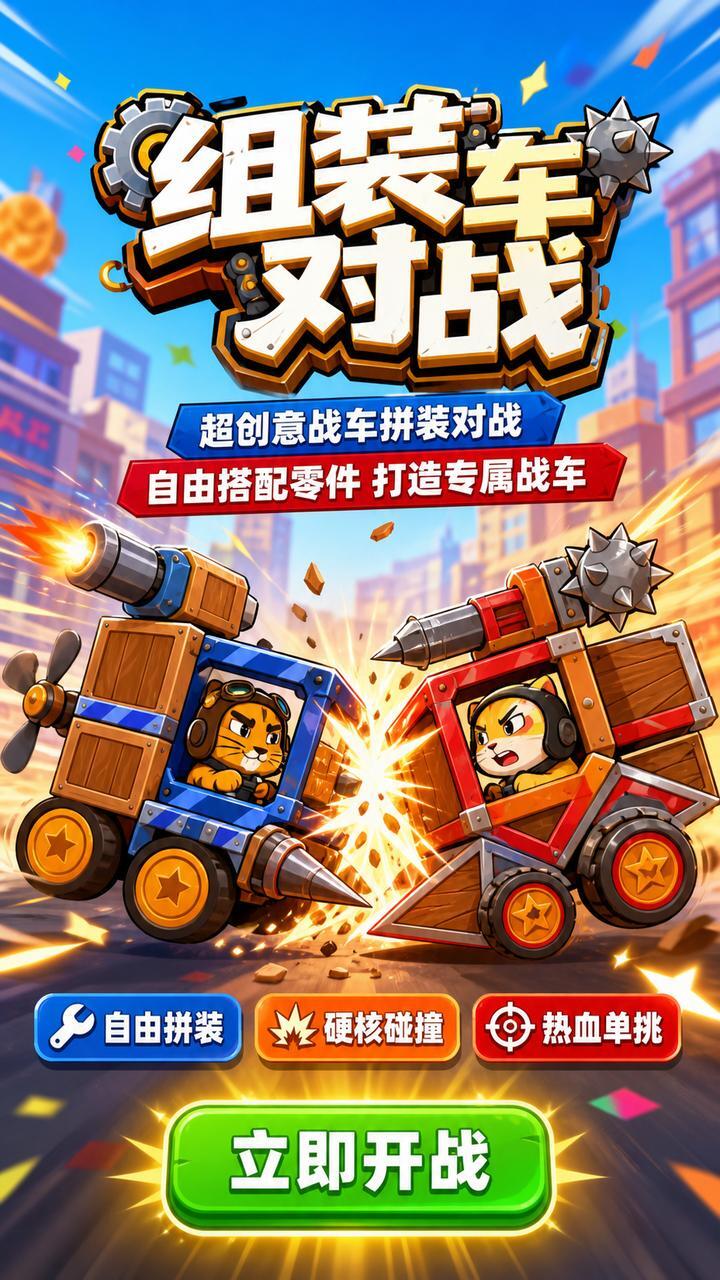 组装车对战截图