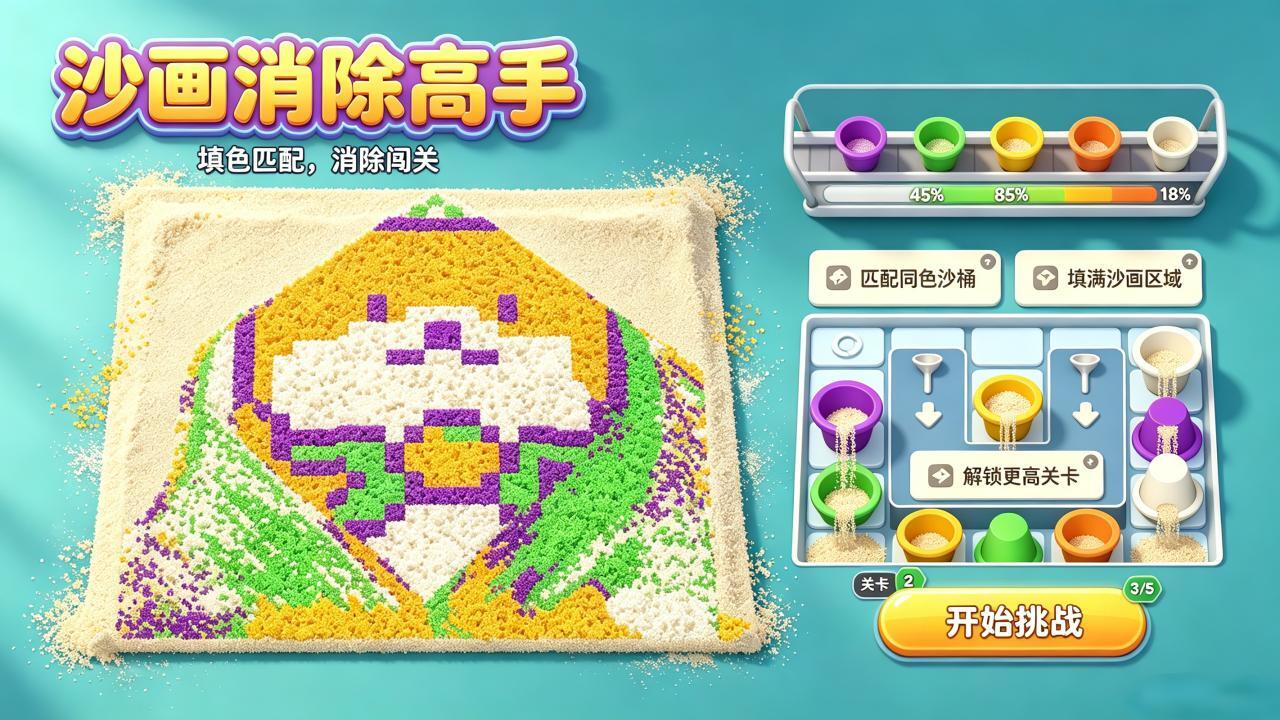 沙画消除高手截图
