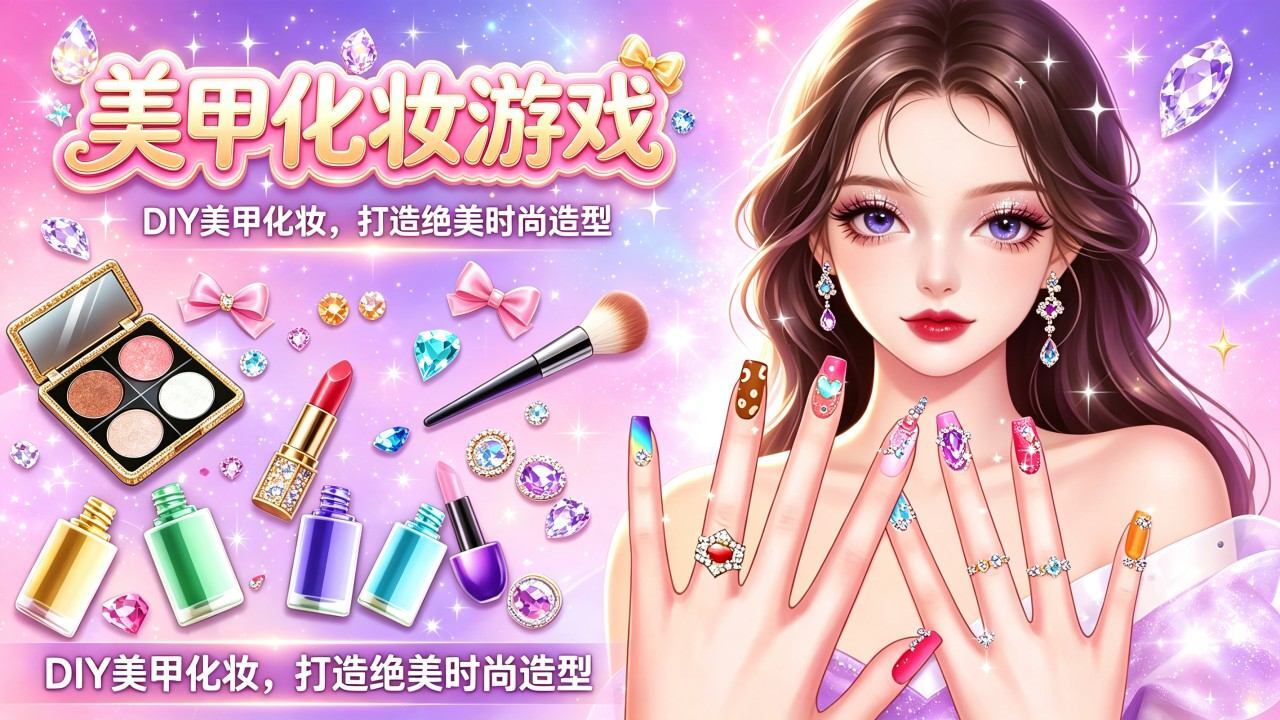 美甲化妆游戏截图