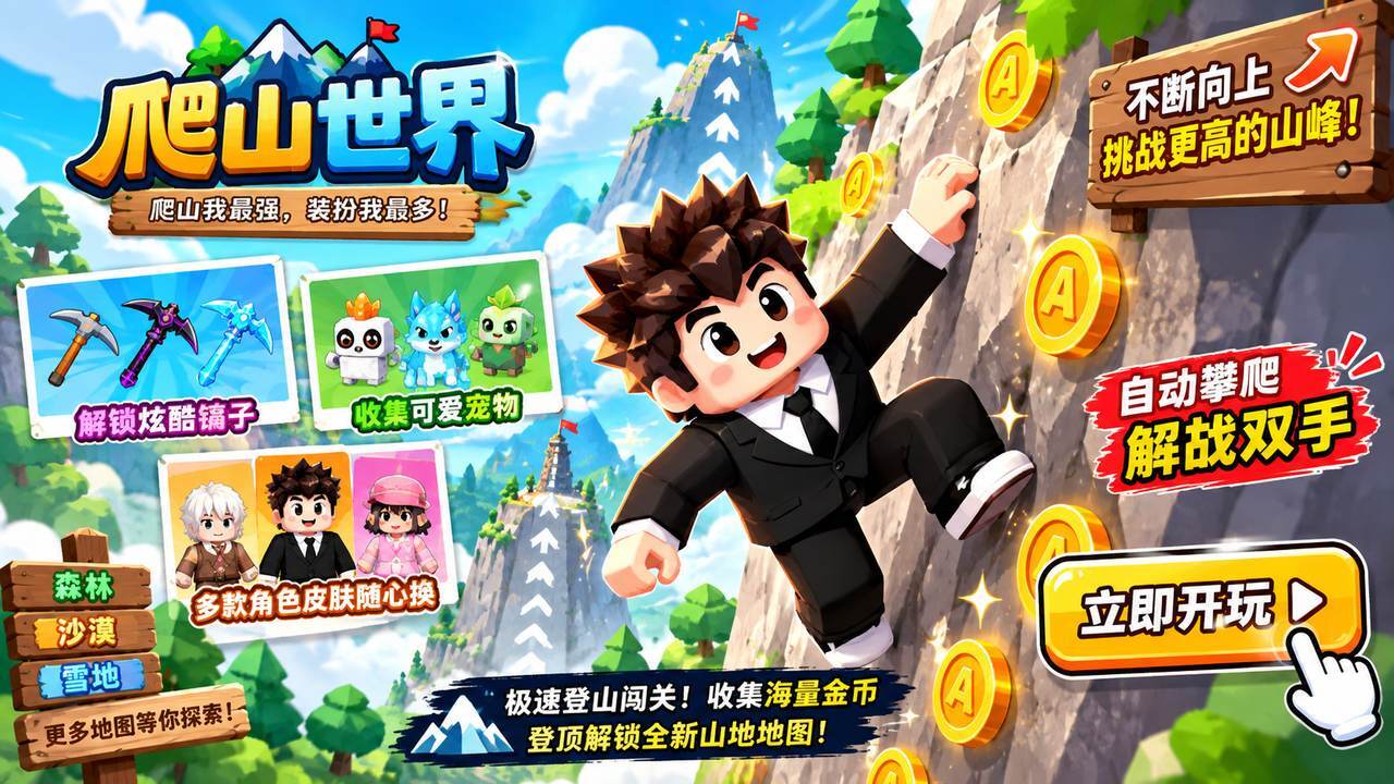 爬山世界截图