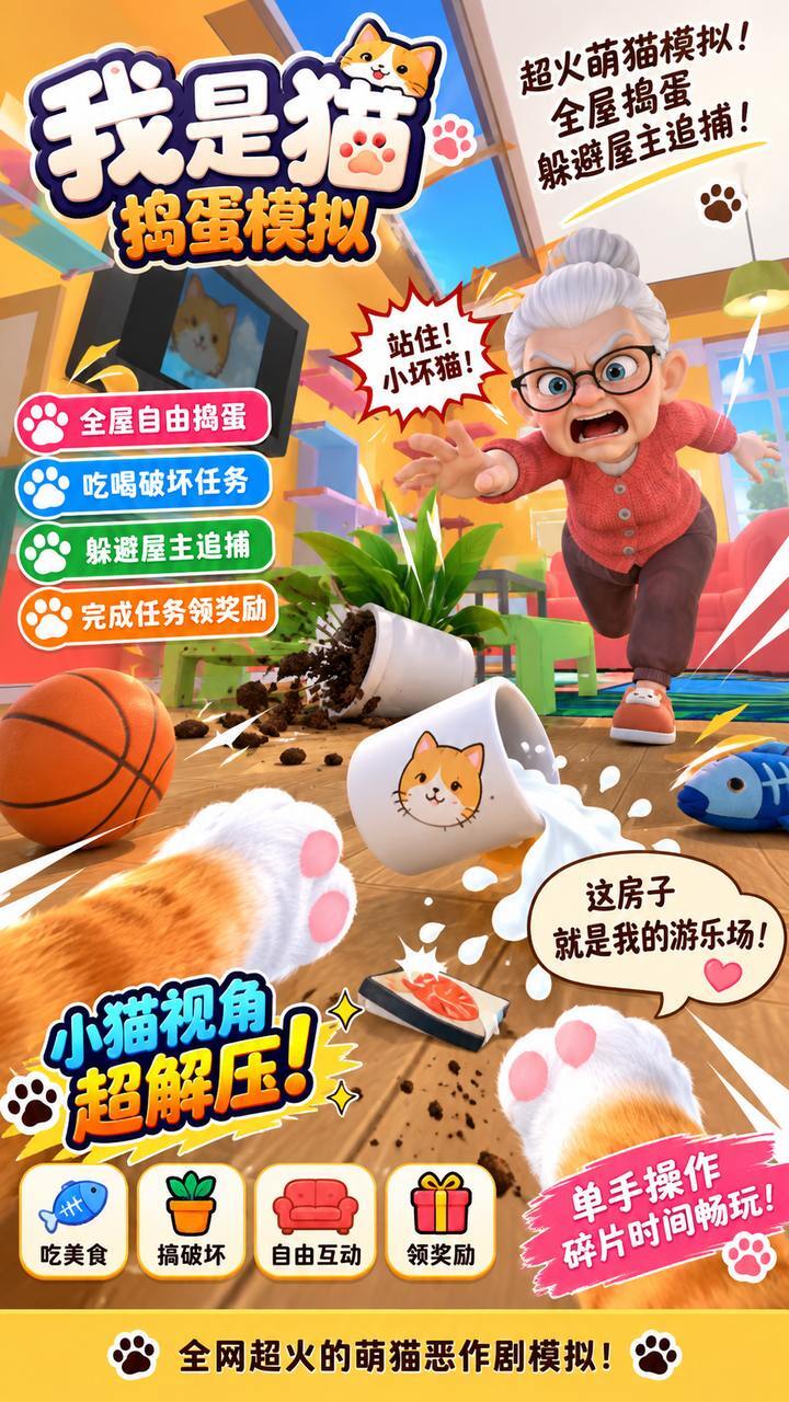 我是猫-捣蛋模拟截图