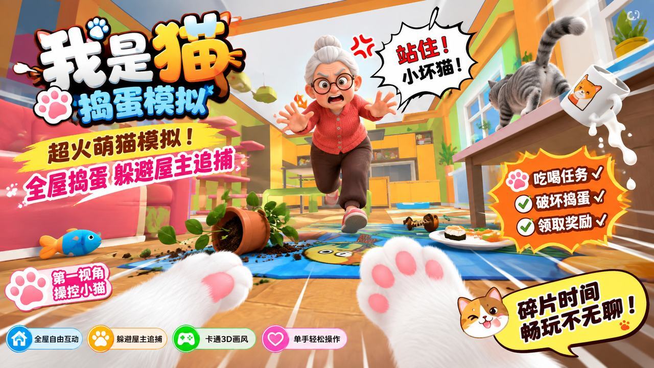 我是猫-捣蛋模拟截图