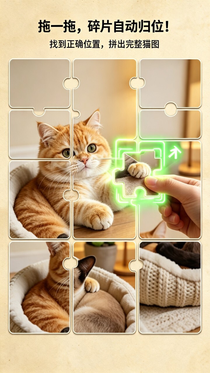我是猫拼图闯关截图
