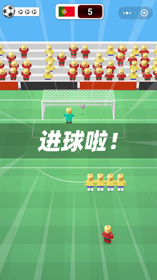 迷你足球射门截图