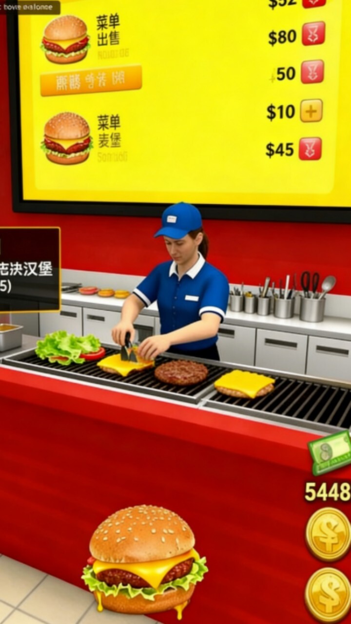 汉堡店模拟经营达人截图