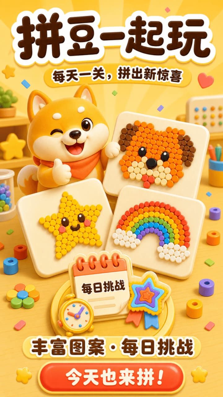 拼豆一起玩截图