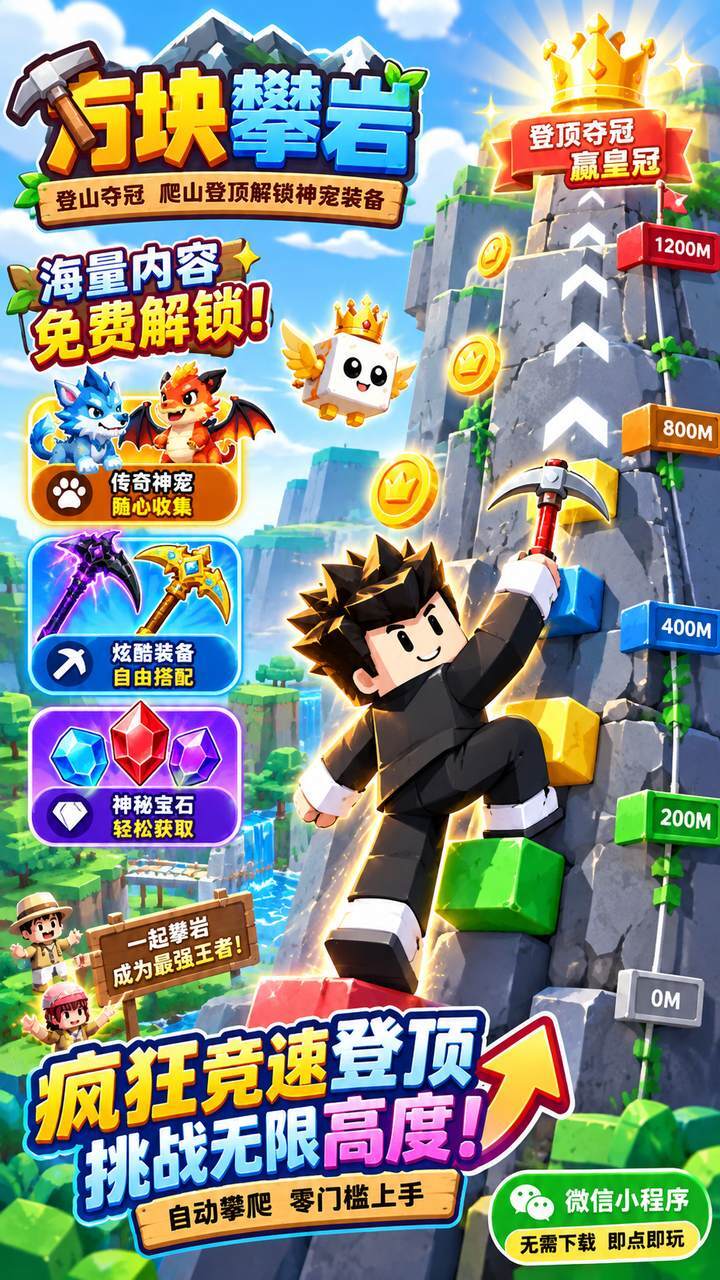 方块攀岩截图