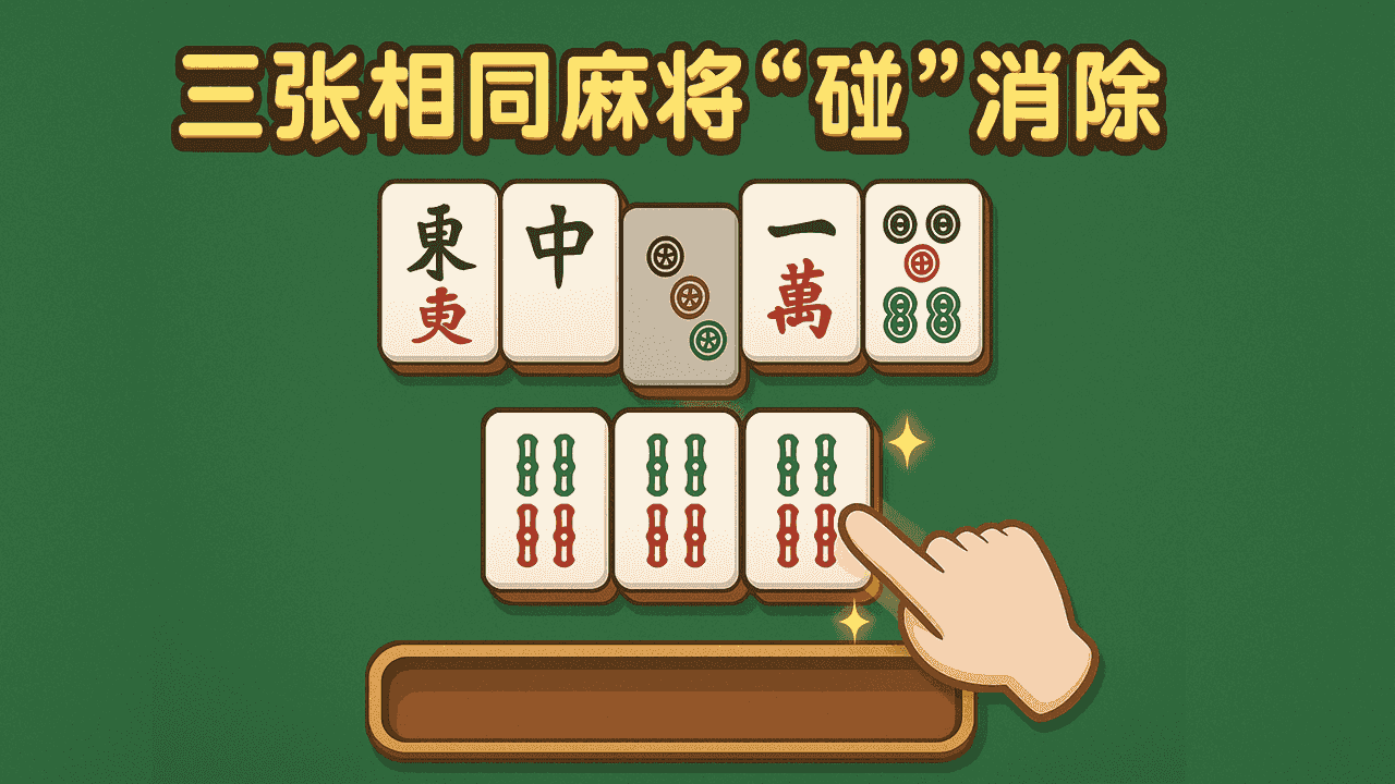 麻将挪对对吃碰消截图