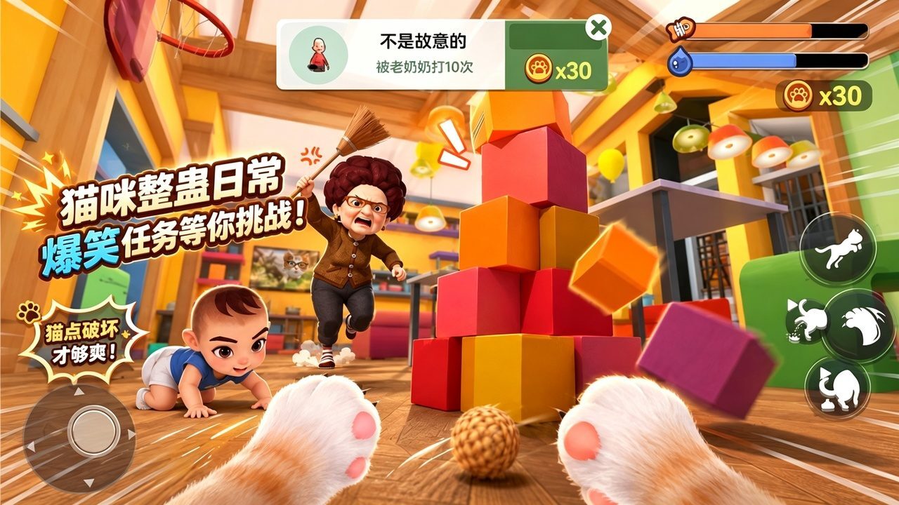 我是猫现实躺平截图