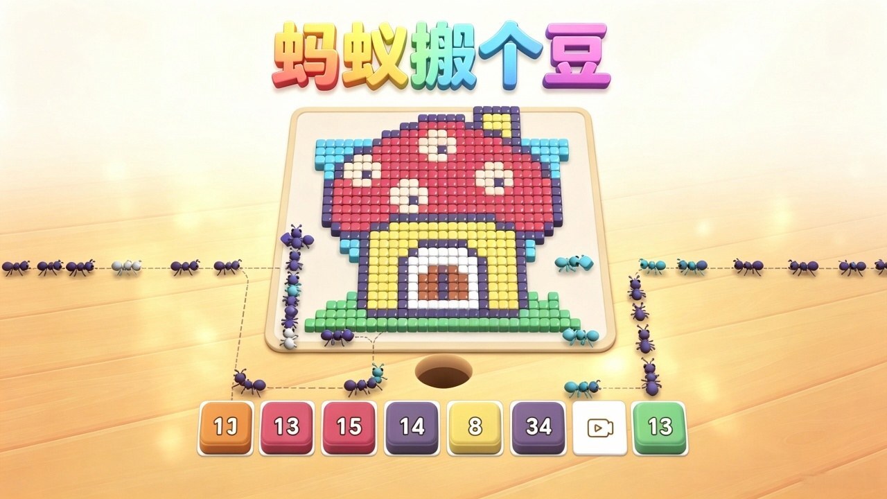 蚂蚁搬个豆截图