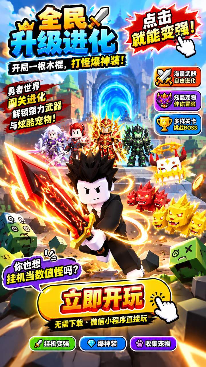 全民升级进化截图
