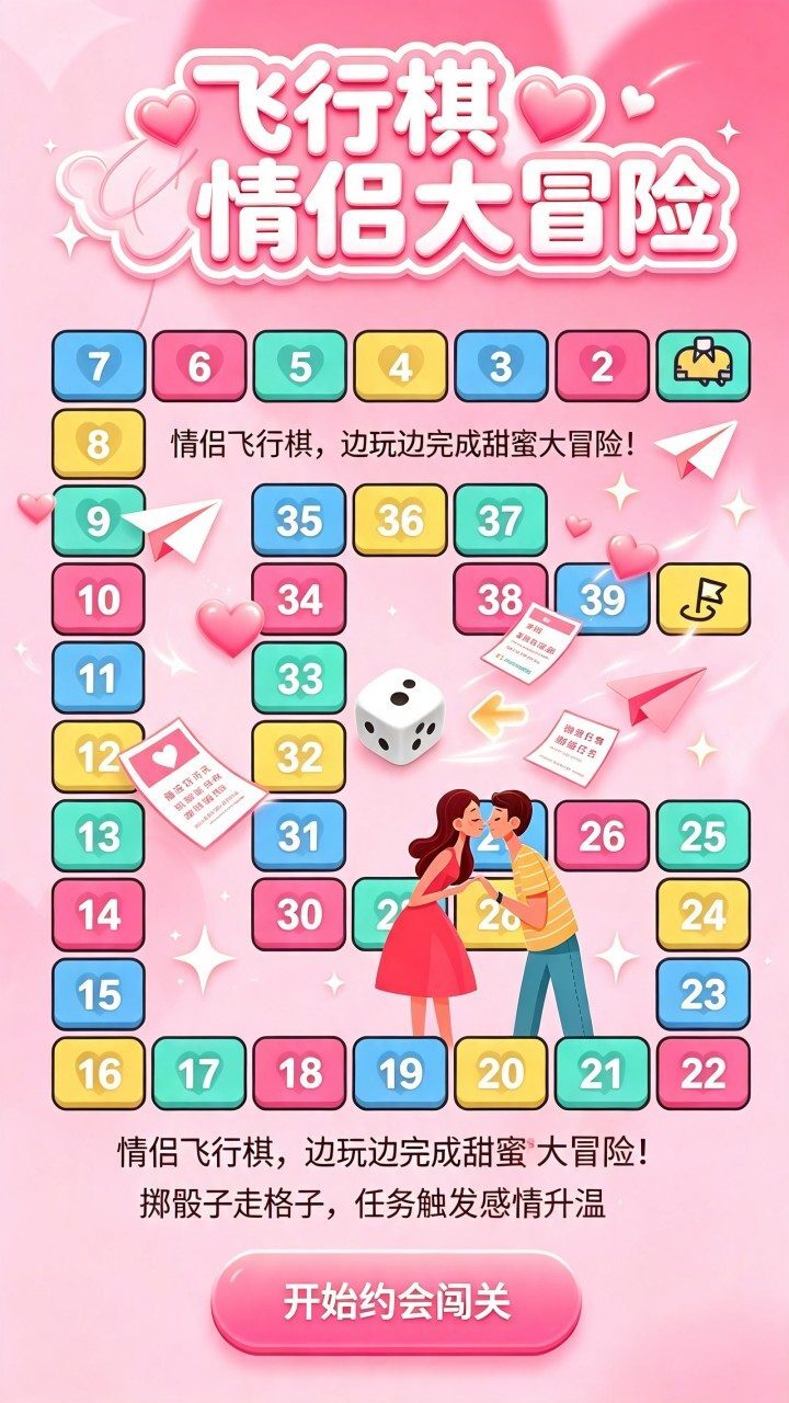 飞行棋情侣大冒险截图