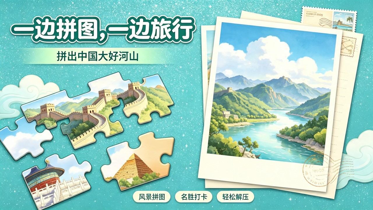 天天拼图闯关截图
